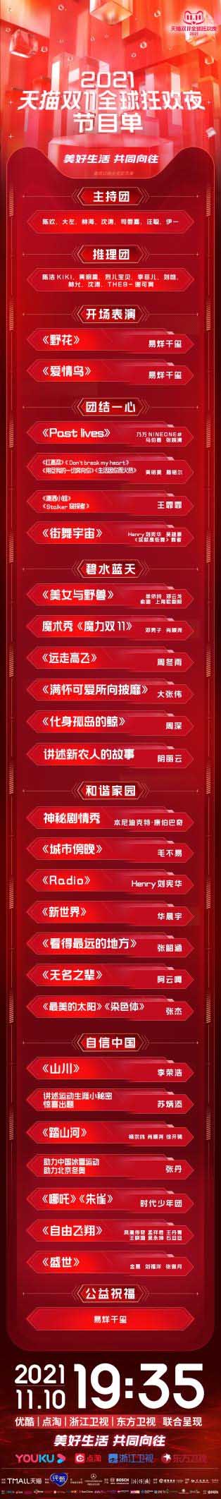沉浸式推理互动秀引全网期待，天猫双11狂欢夜带你见证美好生活！(图1)